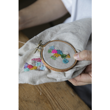 Tiny Friends:A Guide to Mosaic Embroidery